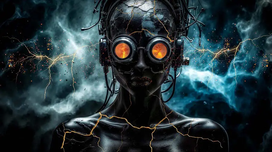 Pump up the Volume artwork from the Abstract Goth gallery at WickedSickArt Studio