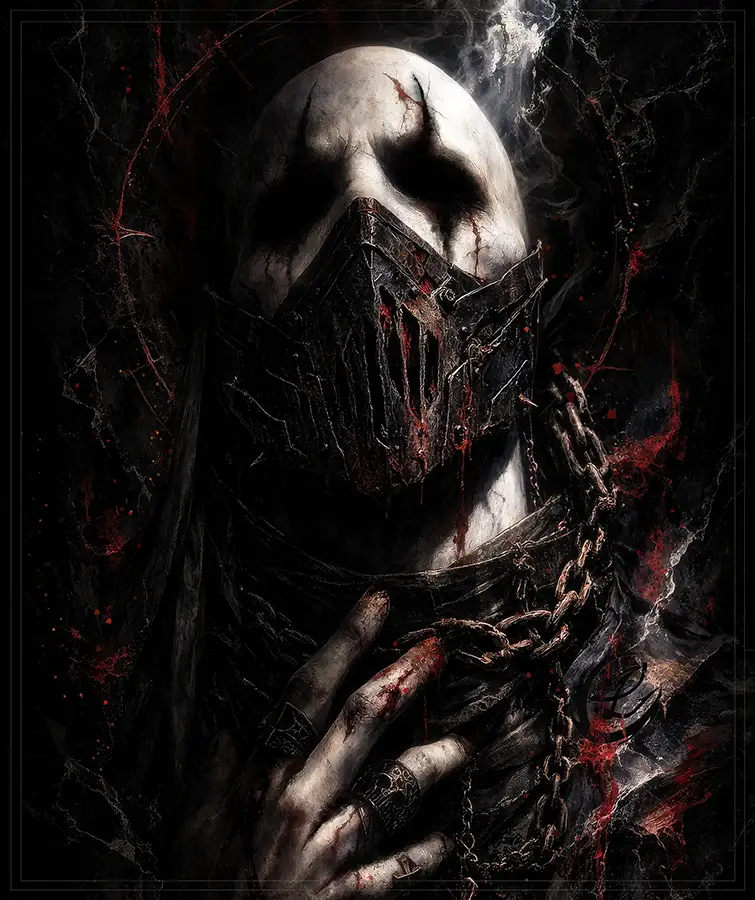 Purgatory artwork from the Abstract Goth gallery at WickedSickArt Studio