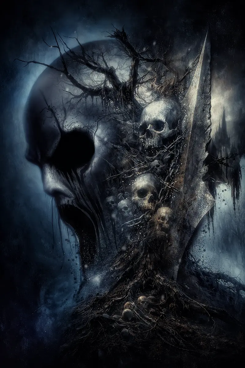 The Gallows Within artwork from the Abstract Goth gallery at WickedSickArt Studio