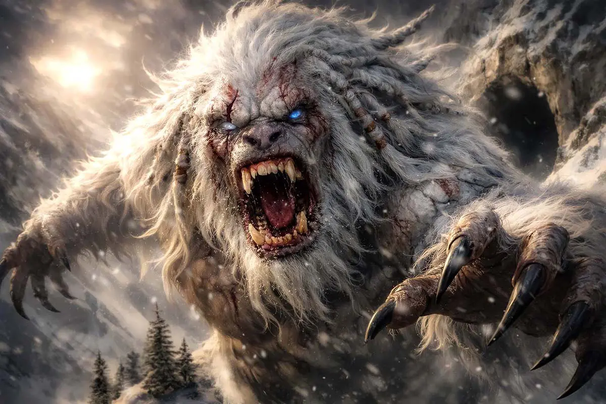 The Mountain Attack artwork from the Dark Fantasy gallery at WickedSickArt Studio