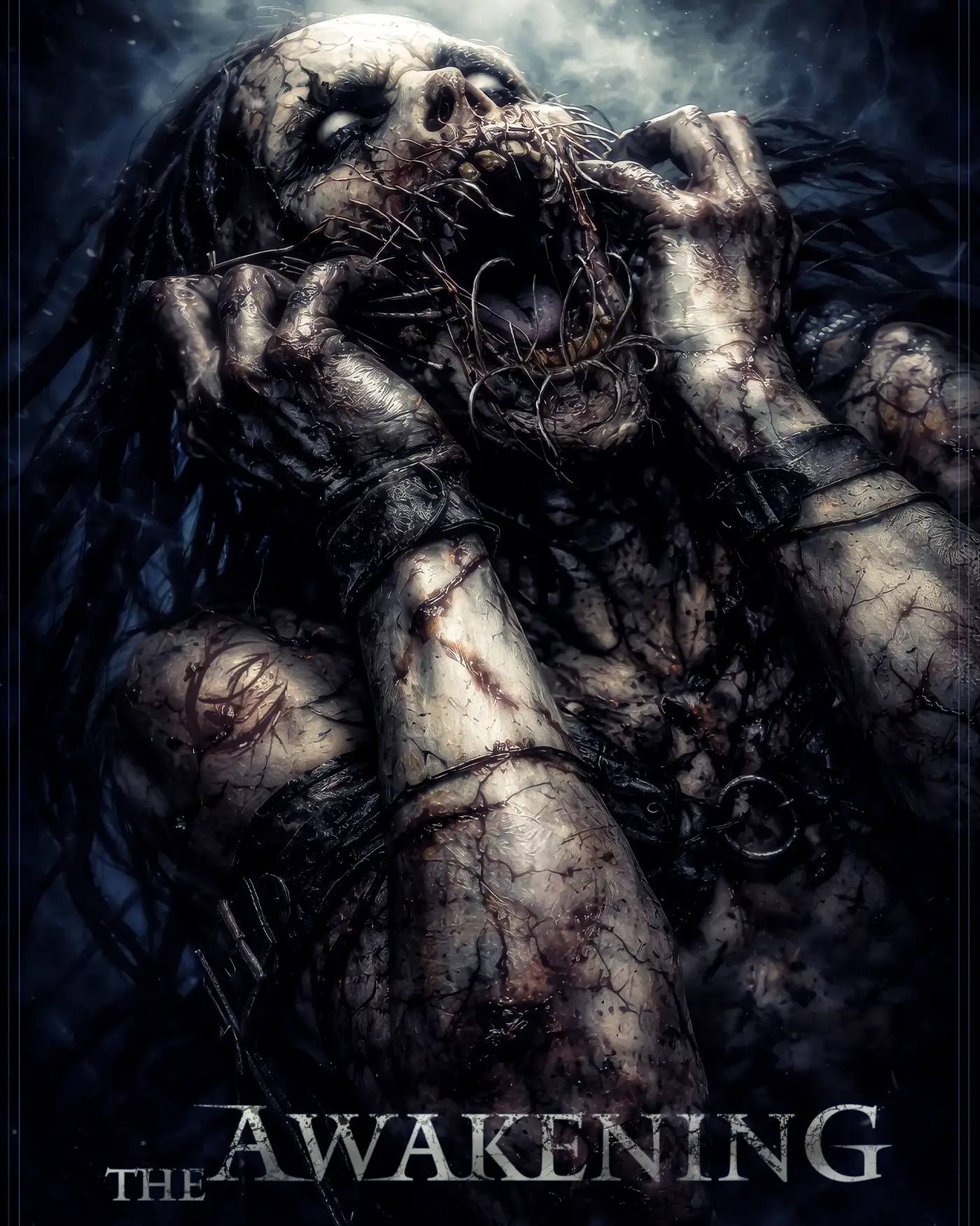 The Awakening dark fantasy artwork by WickedSickArt Studio