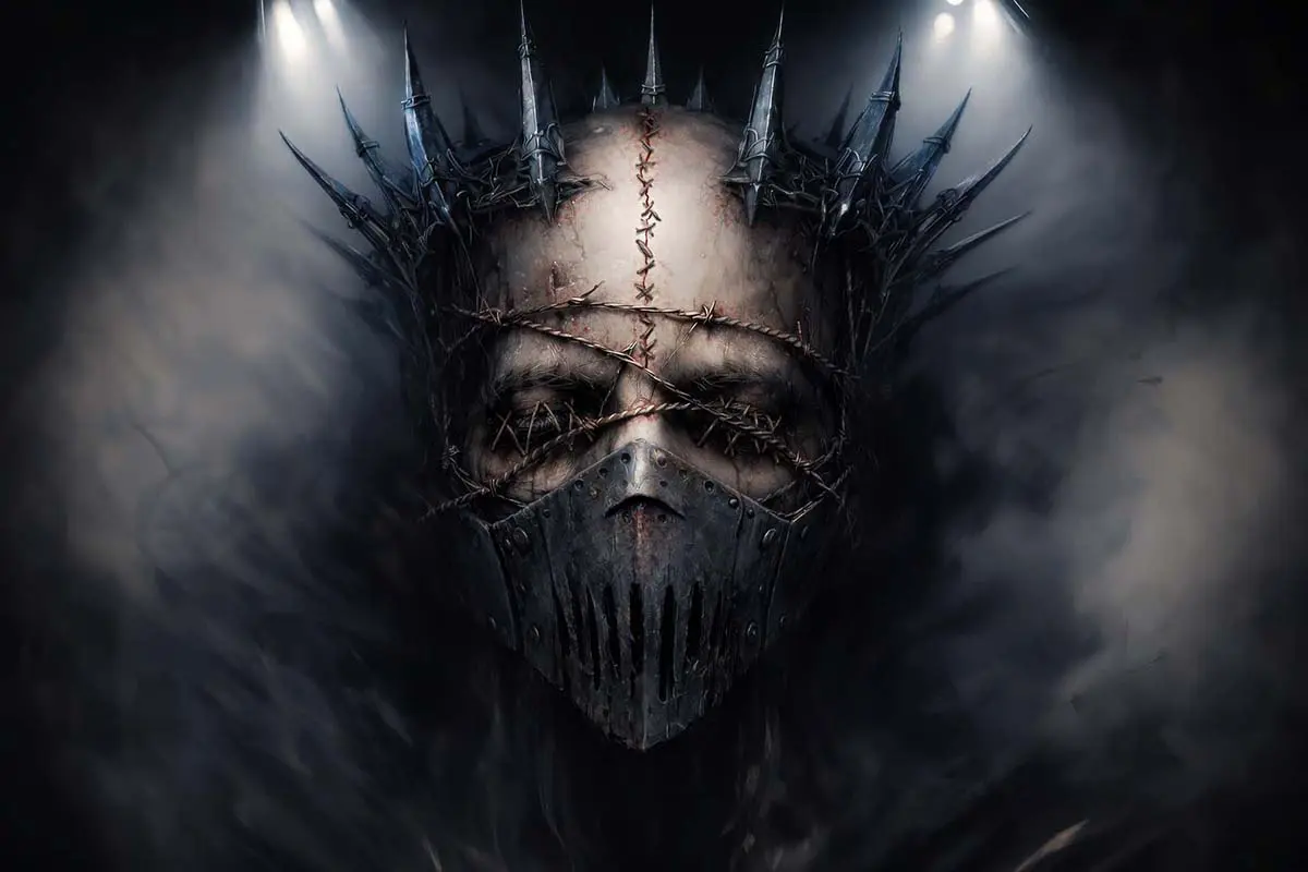 King of Pain artwork from the Noir Edge gallery at WickedSickArt Studio