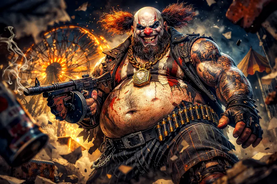 The Ring Master of Ruin artwork from the Ink & Chaos gallery at WickedSickArt Studio