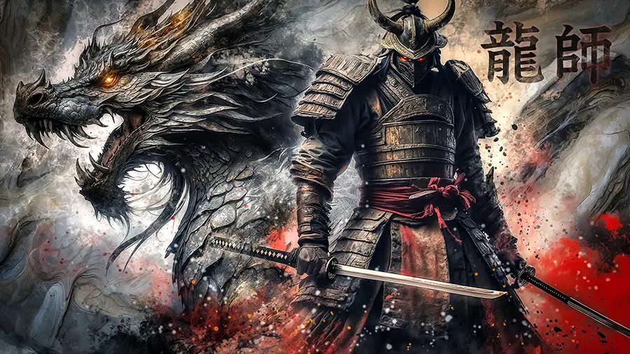 The Dragon Master artwork from the Mythic Warlords gallery at WickedSickArt Studio