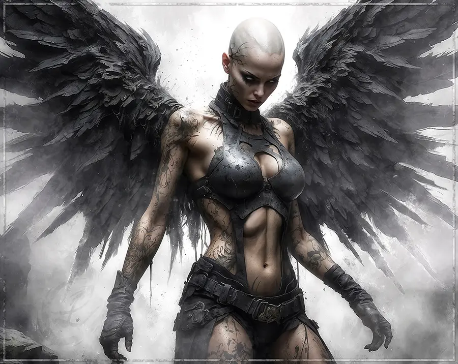 The Forgiven Flame artwork from the Mythic Warlords gallery at WickedSickArt Studio