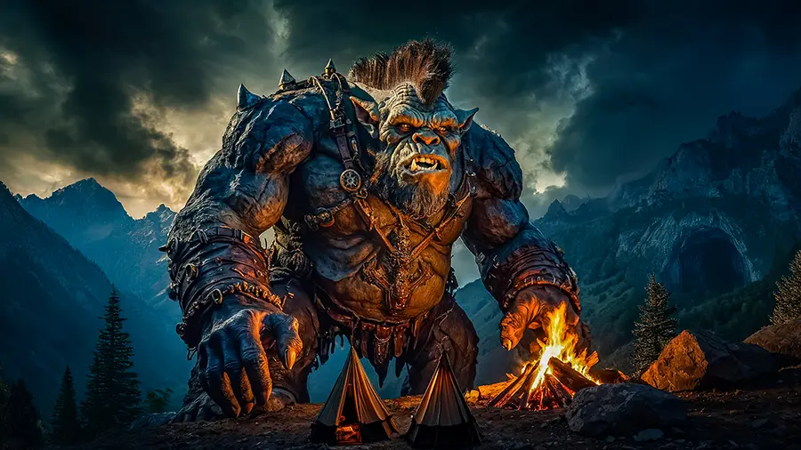 Unexpected Guest artwork from the Dread Titans gallery at WickedSickArt Studio