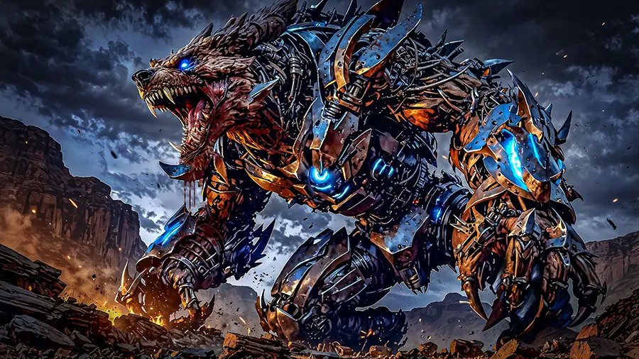 The Cruxx artwork from the Void & Steel gallery at WickedSickArt Studio