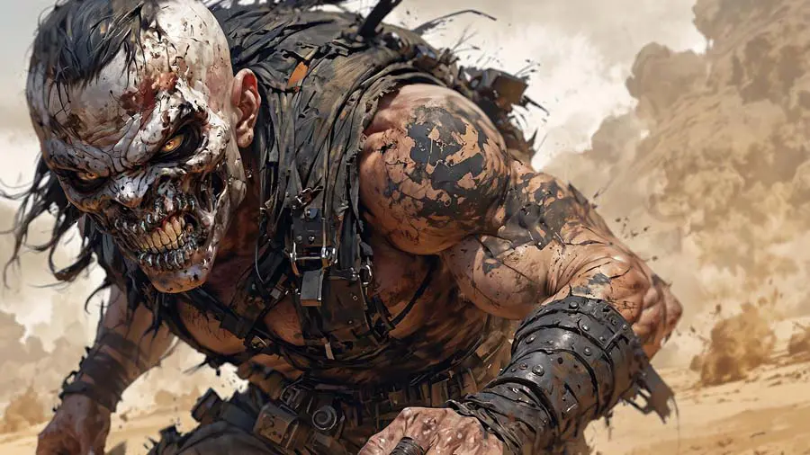 Buzzard the Black Finger artwork from the Apocalyptic Realms gallery at WickedSickArt Studio