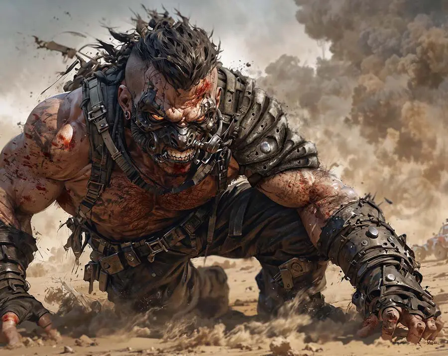 The Hound artwork from the Apocalyptic Realms gallery at WickedSickArt Studio