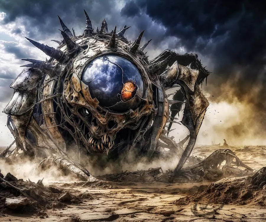 The Scarab artwork from the Apocalyptic Realms gallery at WickedSickArt Studio