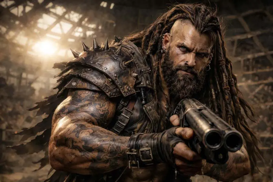 Rock artwork from the Apocalyptic Realms gallery at WickedSickArt Studio