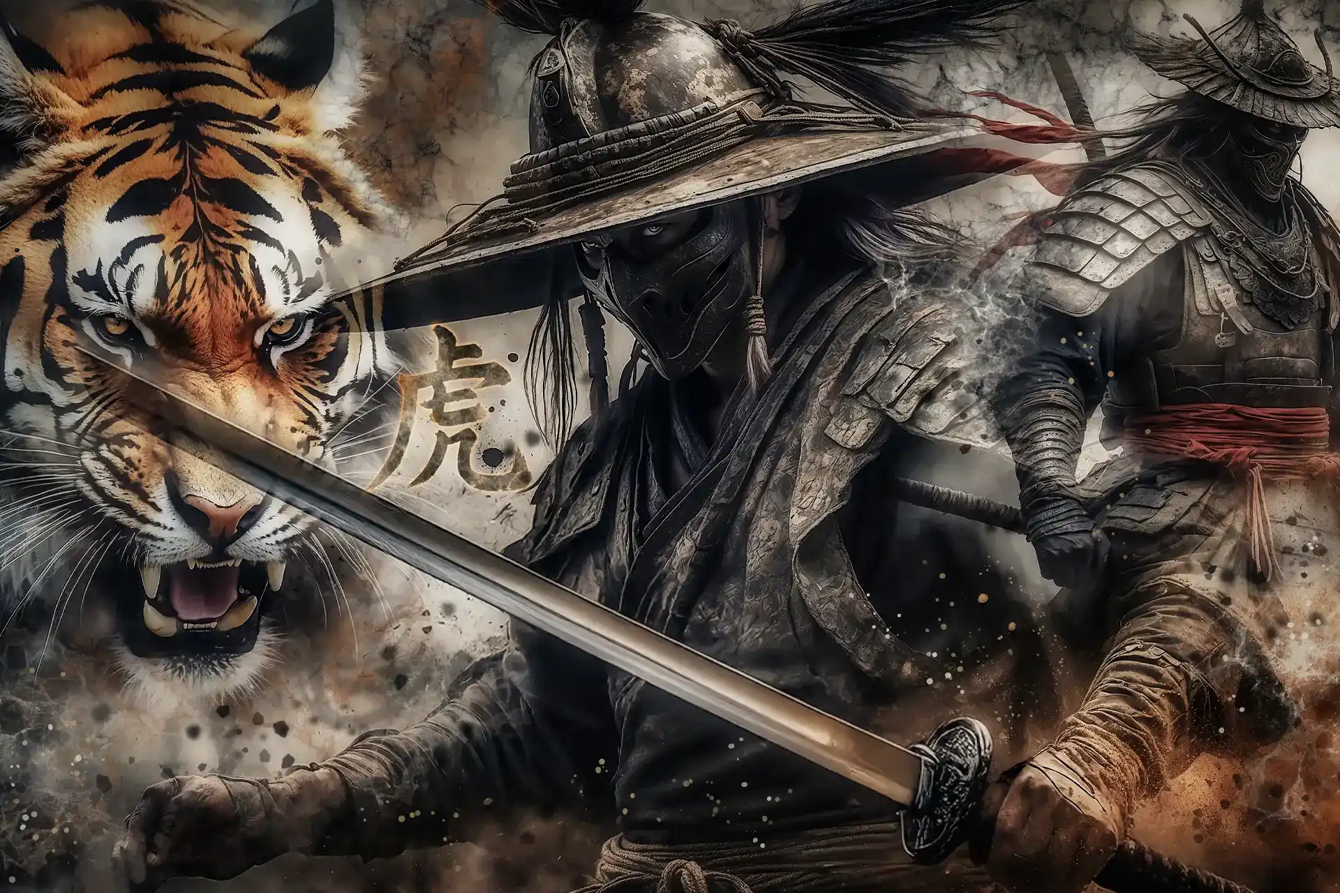 Mythic warlords epic character concept art portal in brutal cinematic style by WickedSickArt Studio