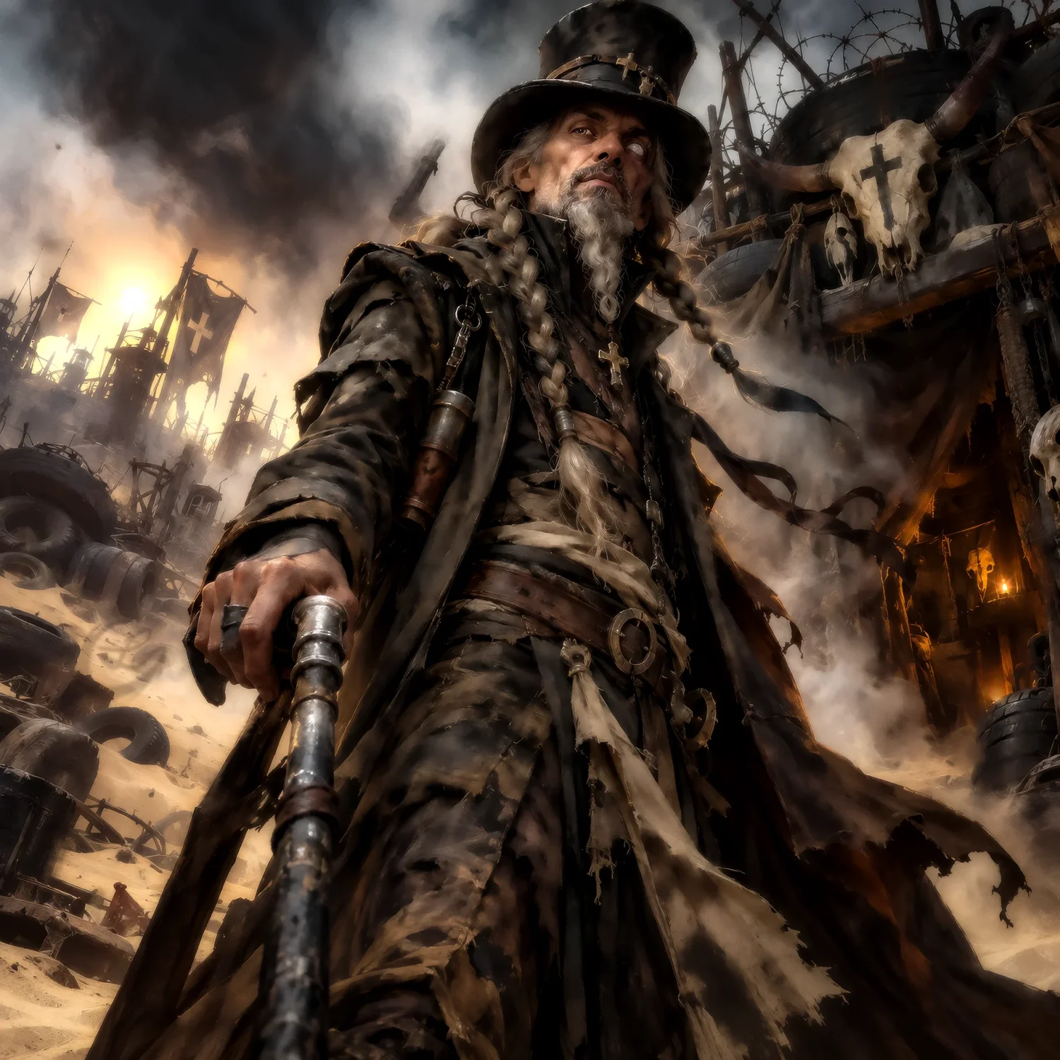 PRIEST GAMBLE — Apocalyptic Realms — Vault archive artwork